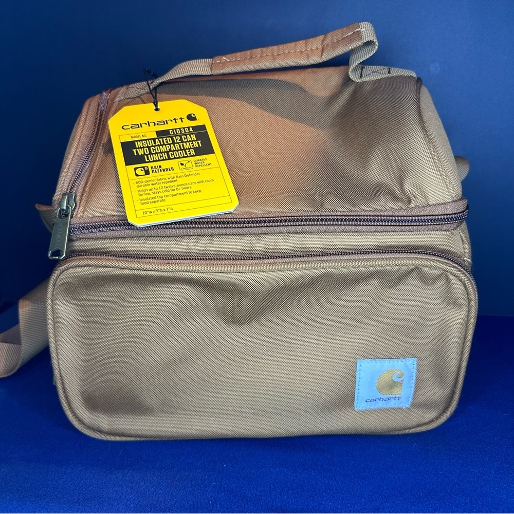 Carhartt Brown Insulated Lunch Cooler